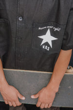 Keep It Alive Boxy Oversized Polo — Midnight