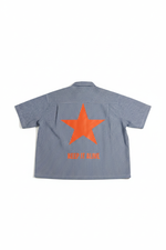 “Keep It Alive” Boxy Oversized Polo — Harbor Stripe
