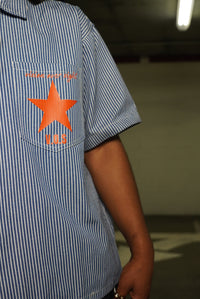 “Keep It Alive” Boxy Oversized Polo — Harbor Stripe